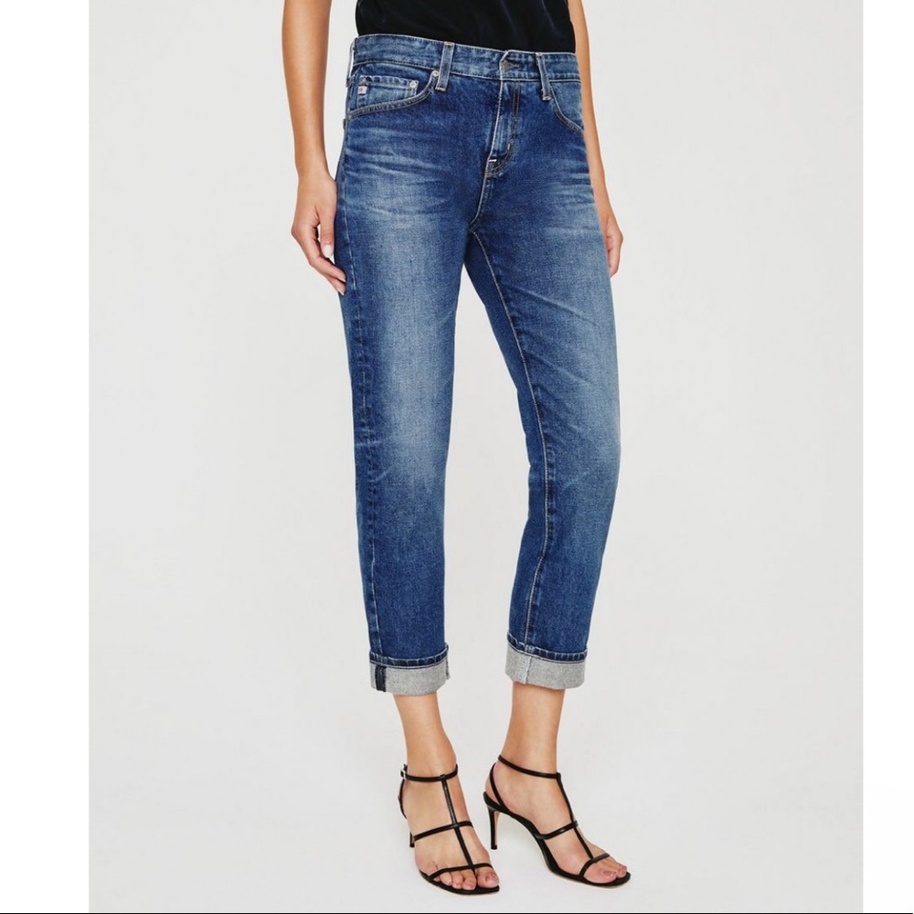 ag adriano goldschmied the ex boyfriend slim high waisted vintage inspired jeans